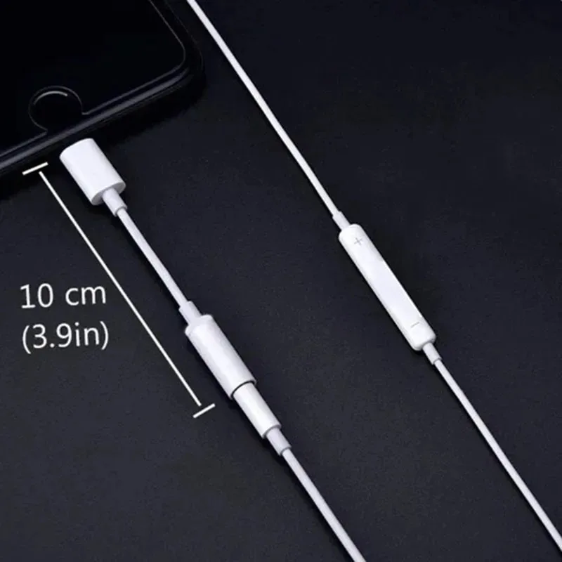 Adaptador de auriculares para iluminación, 1-8 unidades, para IPhone 11, 12, 13, 14 Pro Max, 12Mini, SE, XR, X, 8, 7 + IOS, Cable de Audio AUX con conector de 3,5 Mm