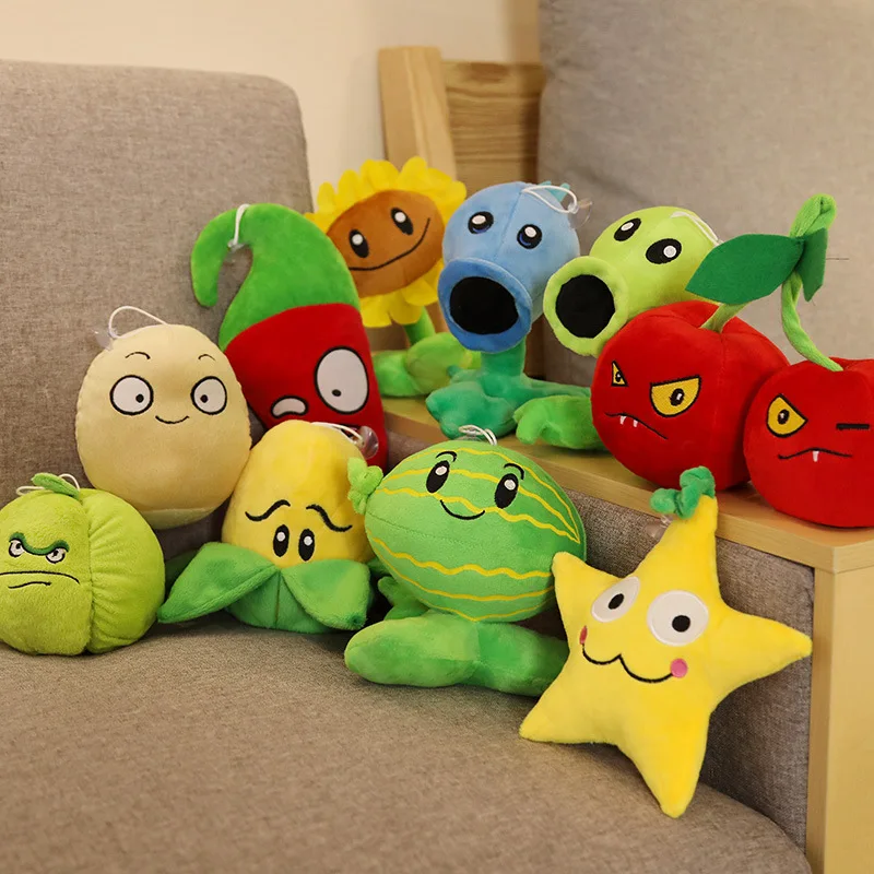 Plants vs Zombies 2 personajes de videojuegos juguetes de peluche plantas PVZ Peashooter SunFlower Anime muñecos de peluche regalos para niños