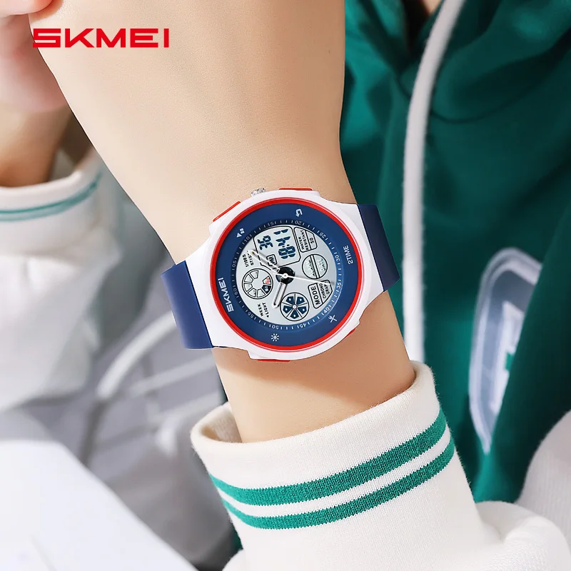 SKMEI 2346 nueva llegada colorido moda Unisex hombres mujeres tiempo gran pantalla Digital PC reloj deportivo clásico cronógrafo reloj de pulsera
