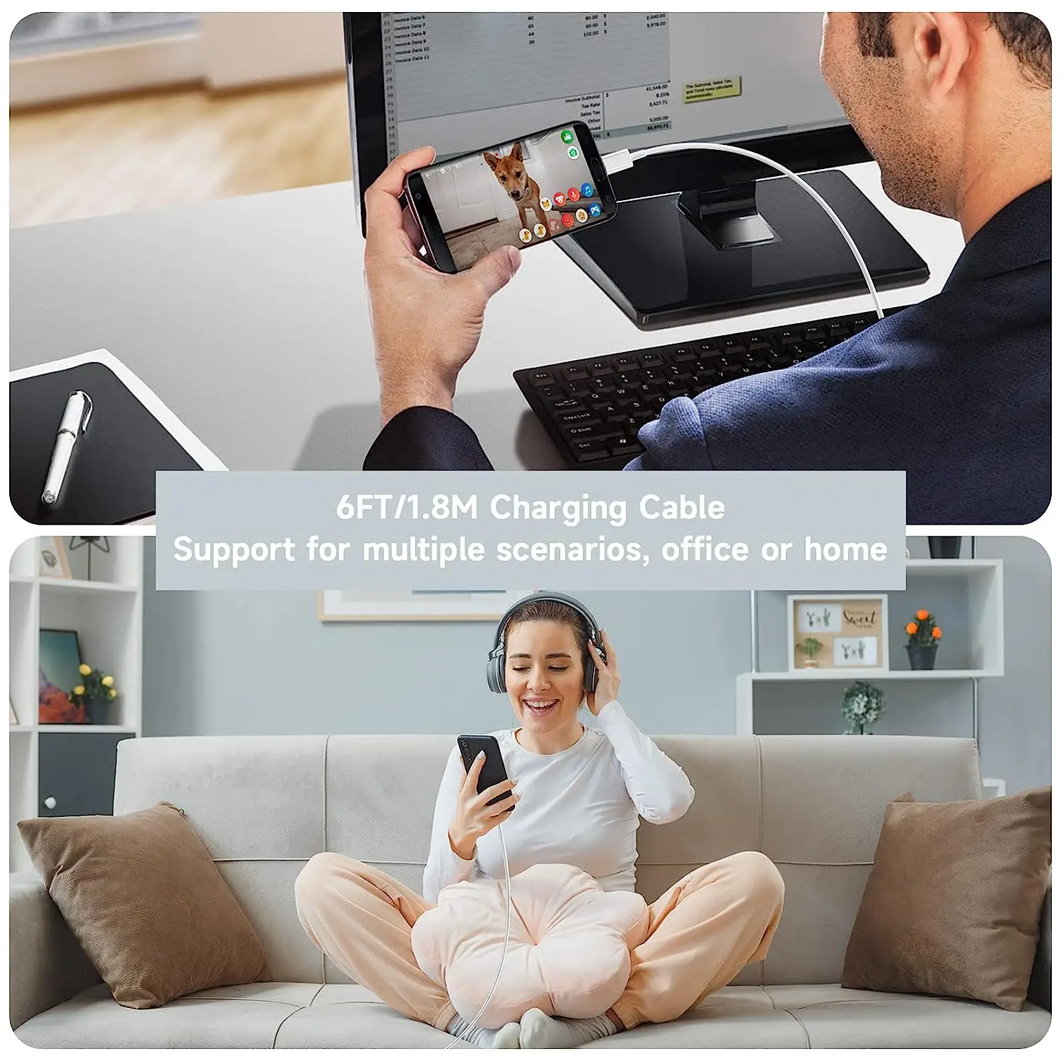 NNBILI 1-3 uds 10A 100W tipo C Cable de carga súper rápida Cable de datos para Huawei OPPO vivo carga rápida, no iPhone, xiaomi, samsung
