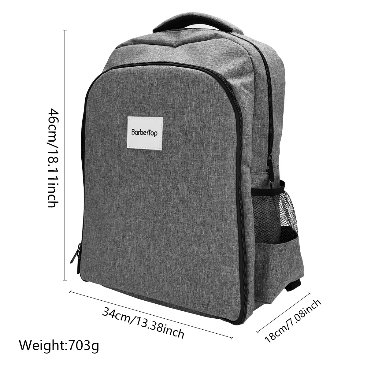 Mochila multifuncional para peluquero, bolsas de almacenamiento, paquete de almacenamiento de herramientas de peluquería, bolsa de hombro de almacenamiento de salón de gran capacidad