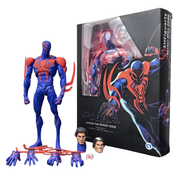 Figura de Anime de Spiderman 2099, Spiderman Across The Spider-Verse, parte One Shf, modelo de figura de acción, estatua, juguete, decoración de escritorio, regalo para niños
