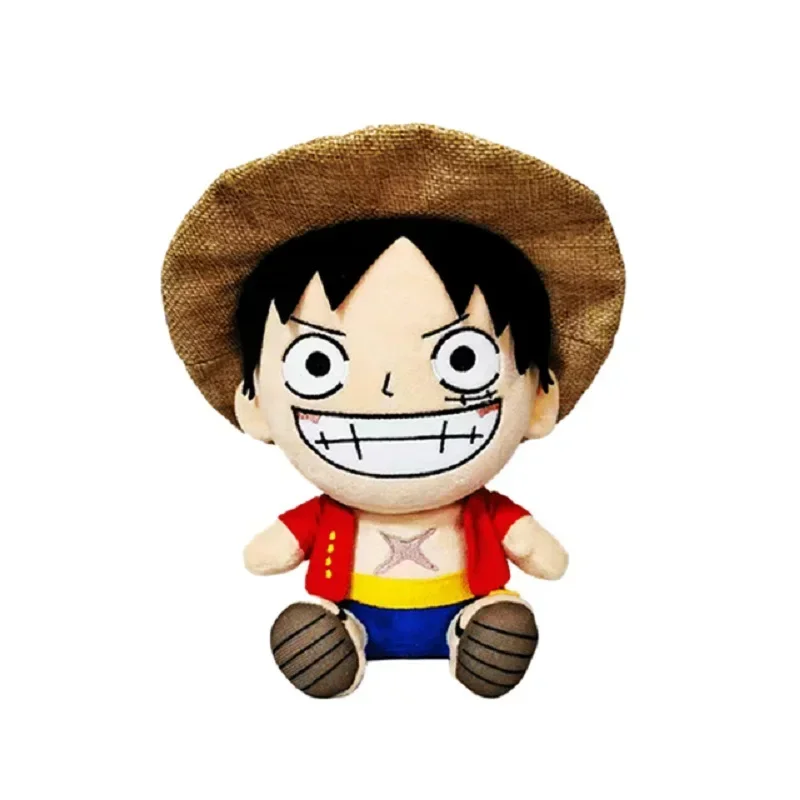 Figura de Anime de una pieza de 25cm, Zoro Luffy Chopper, juguetes de peluche, muñecos de peluche de dibujos animados, colgante, regalos de navidad para niños