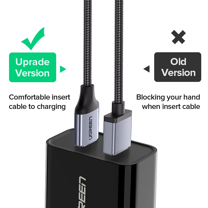 Cable UGREEN USB-A a Micro USB 2A, cable de carga rápida y transferencia de datos, cable trenzado para teléfono móvil Android, 25cm, 50cm, 1m, 2m, corto y largo.