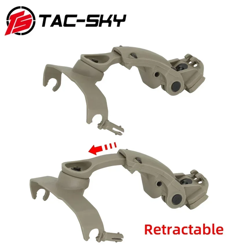 TAC-SKY casco táctico Ops Core ARCRail adaptador soporte para casco es adecuado para casco de disparo táctico COMTA II COMTA III