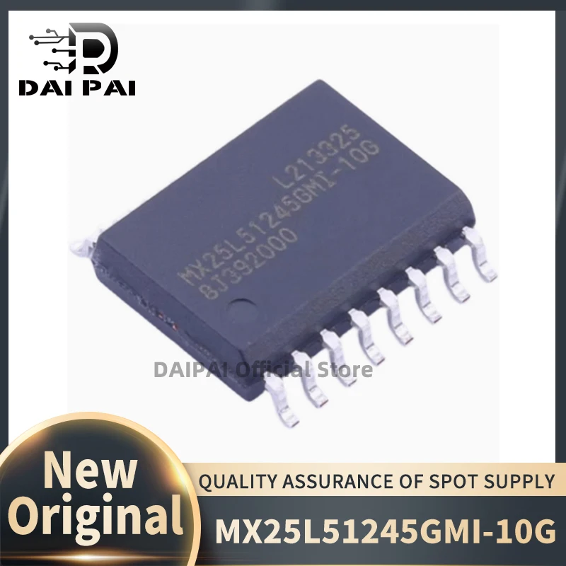 (10 unids/lote) 100% nuevo chipset original MX25L51245GMI-10G MX25L51245GMI MX25L51245 SOP-16