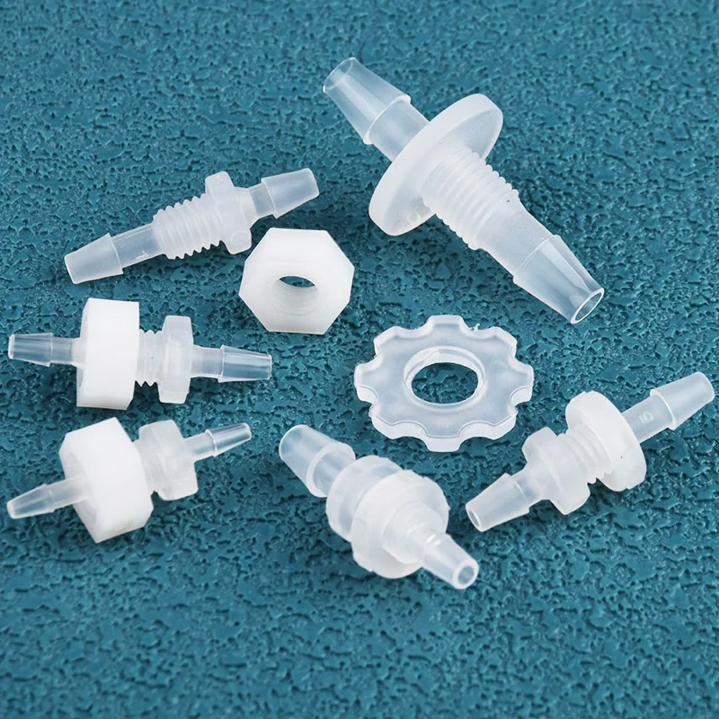 Conectores directos Pagoda para tanque de Acuario, adaptador de bomba de aire, sistema de riego de jardín, juntas de manguera, tamaño Mini 1.6-M6-100 PP, 5 ~ 1,6 piezas
