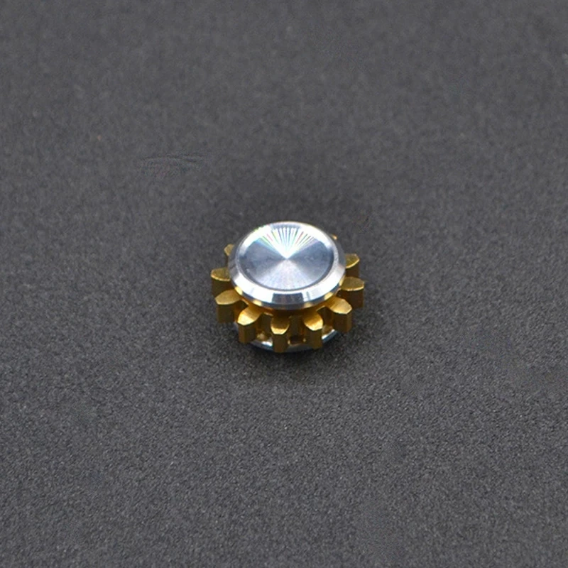 Fidget Spinner Mini engranaje de Metal giroscopio juguete antiestrés portátil adultos aliviador de estrés autismo TDAH niños cumpleaños regalo de Navidad
