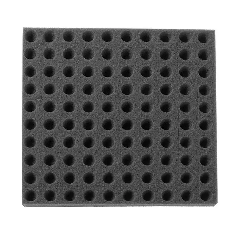 Esponja para plantas hidropónicas, 100 agujeros/hoja, cultivo de jardín, plántulas, cultivo sin suelo, herramientas para plantar verduras, bandeja para macetas de vivero