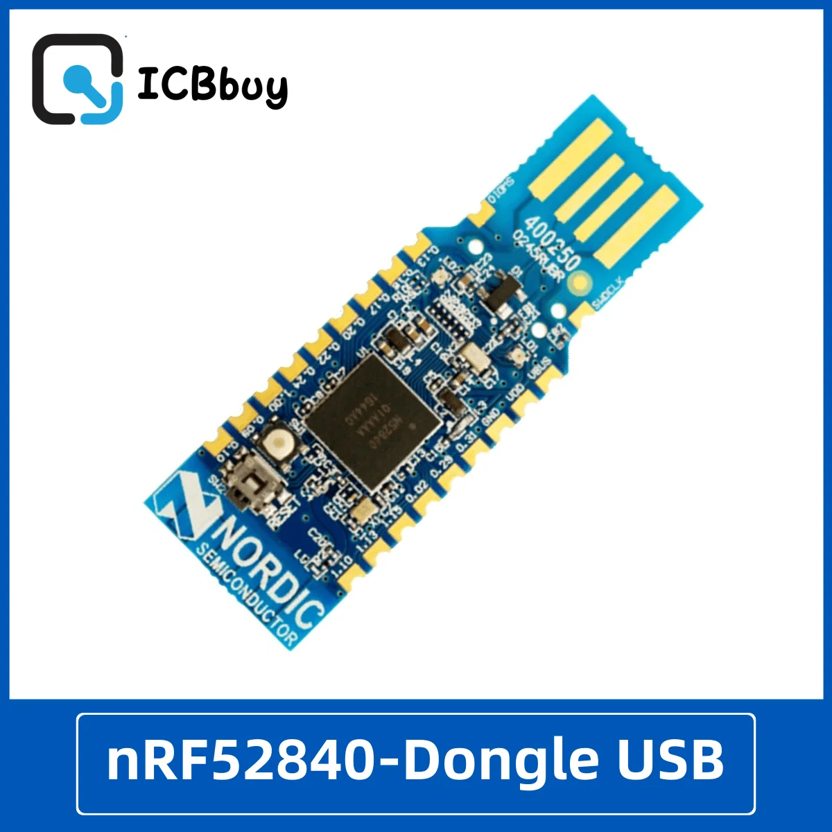 Nordic NRF52840-Dongle Adaptador USB para Módulo de Desarrollo Bluetooth Eval