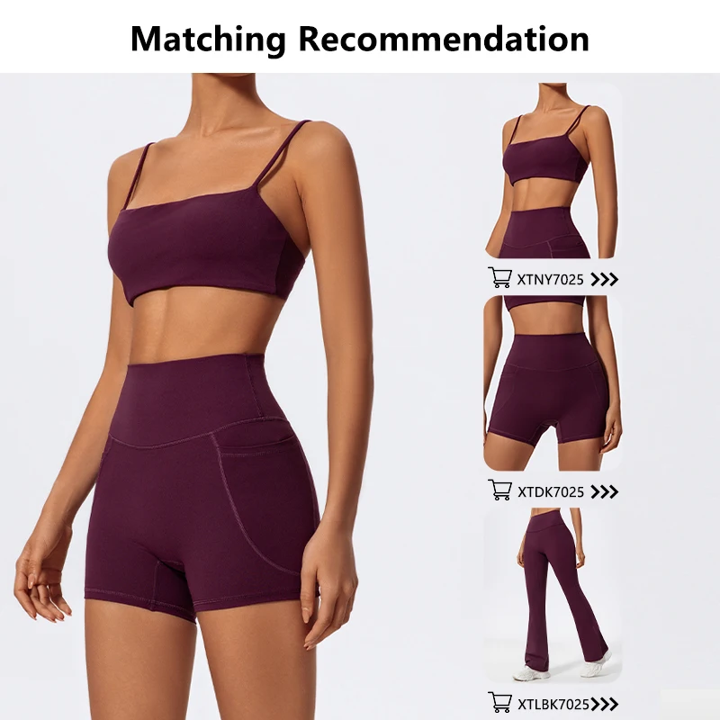Conjunto Deportivo de Dos Piezas para Mujer, Verano, Gimnasio, Yoga, Bra y Shorts, Ropa Deportiva de Secado Rápido, Camiseta Deportiva