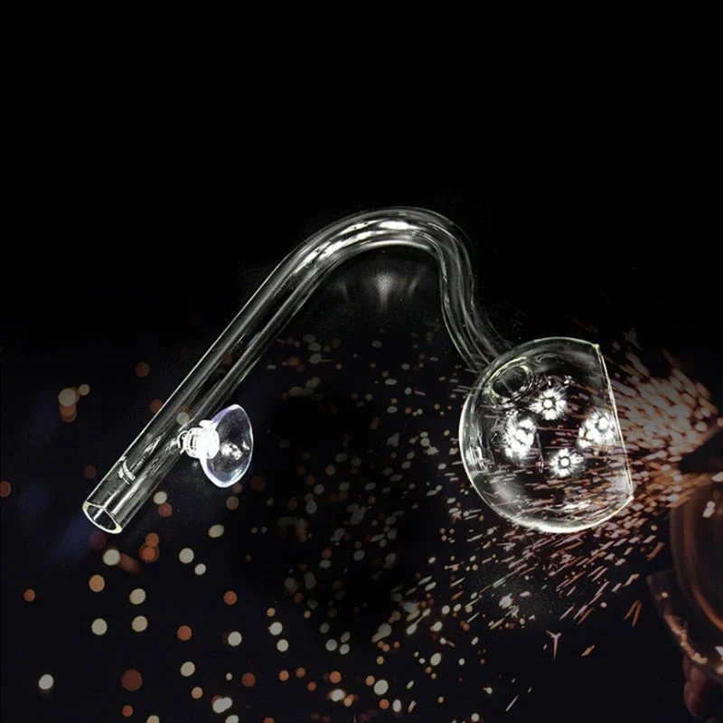 Juego de entrada y salida de agua de vidrio para acuario, película de eliminación de aceite, filtro de barril, soporte de tubería de entrada y salida