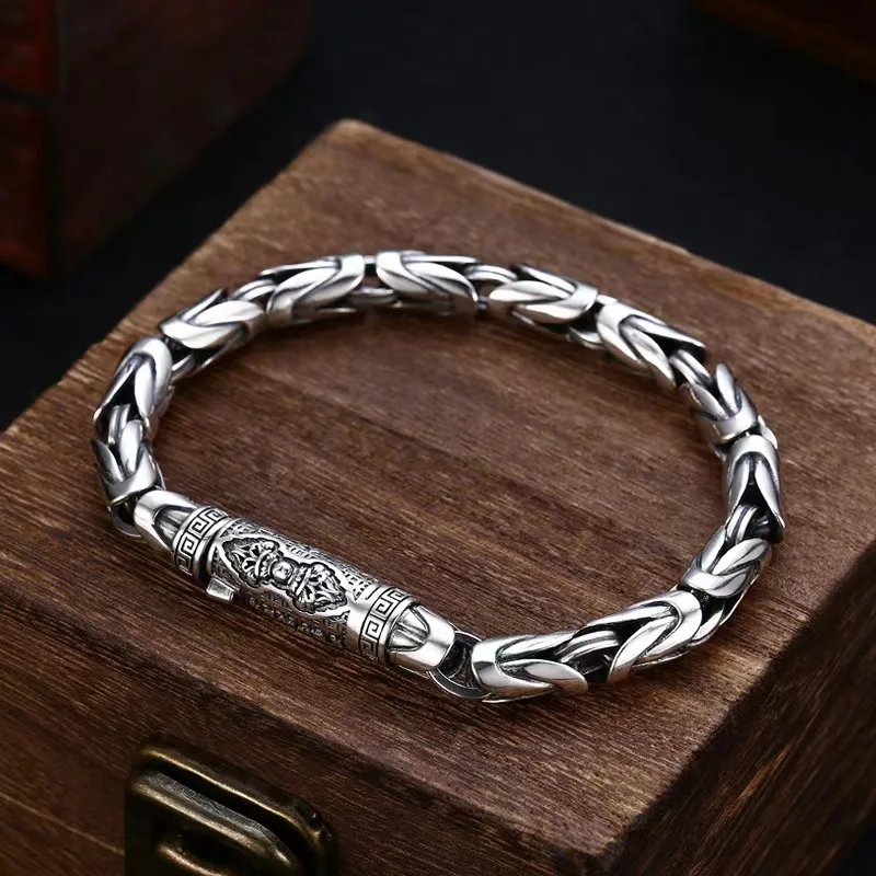 ZAKOL-pulsera hecha a mano de Color plateado Vintage para hombres y mujeres, pulsera tailandesa elegante de estilo Hip Hop, accesorios de joyería