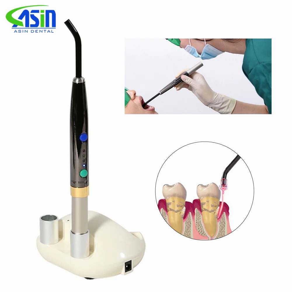 Diodo de desinfección activado por fotografía médica Dental, Kit láser curativo, lámpara de luz con punta, bolígrafo láser de tejido suave Perio Endo 650nm F3WW