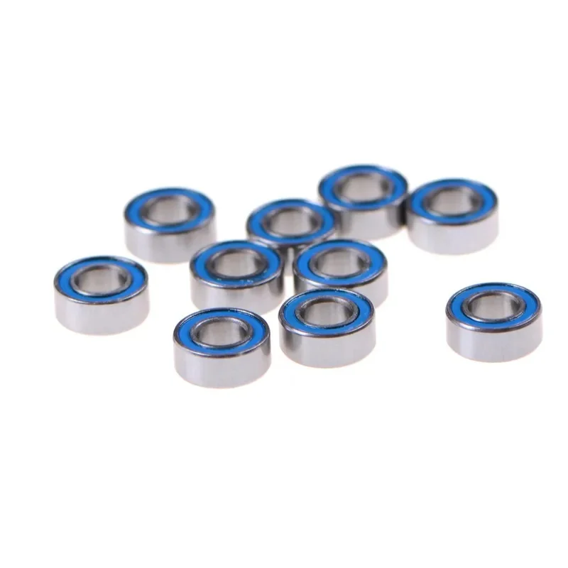 10PCS MR105-2RS Mini rodamientos de bolas 5x10x4mm con doble sellado de goma