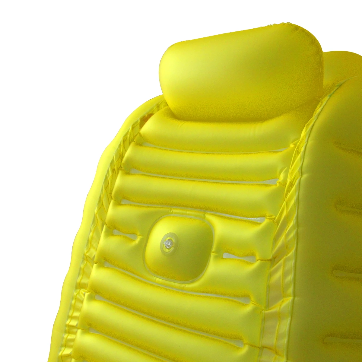 Piscina de bañera inflable para sentarse, bañera portátil antideslizante para bebés y niños de 0 a 6 meses, amarillo