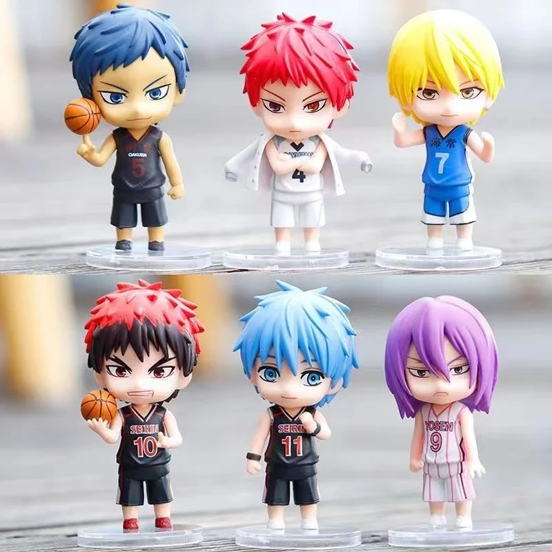 Figuras de acción de baloncesto de Kuroko, estatua de Kuroko Tetsuya Kagami Taiga, modelo de PVC, colección de equipo de baloncesto, juguete para niños, 1 Buah