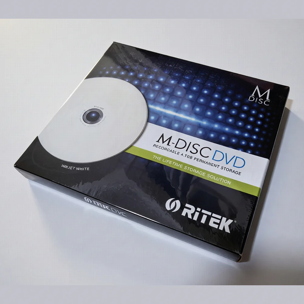3 uds MDisc M-DISC MDISK DVD R grabable 4,7 GB almacenamiento permanente archivo de por vida