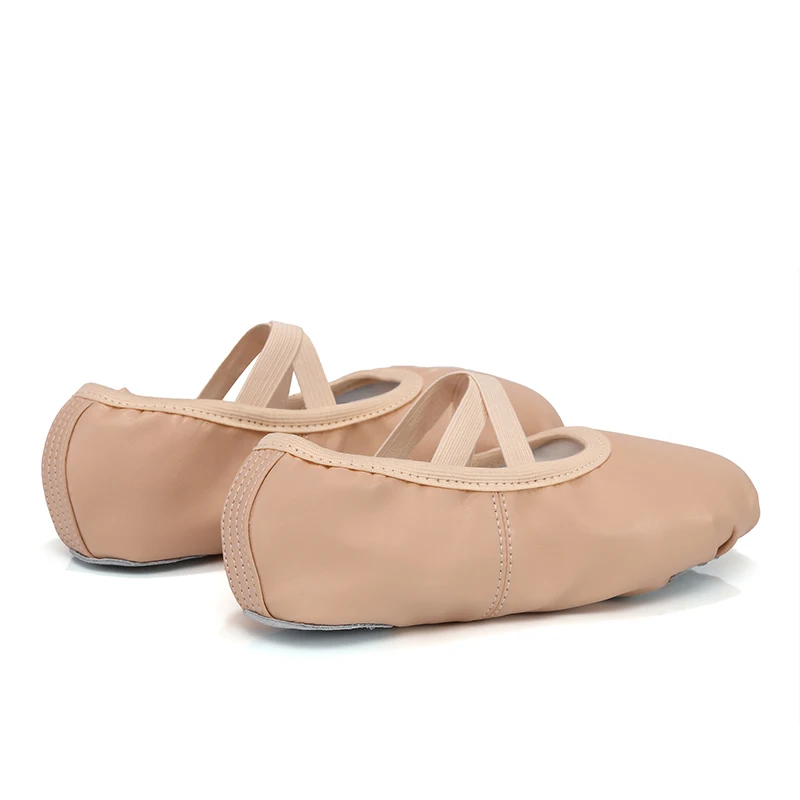 Zapatos de baile de Ballet para niñas y mujeres, zapatos planos de baile de Ballet para mujeres, zapatillas de Ballet, zapatos de entrenamiento para práctica de Salsa