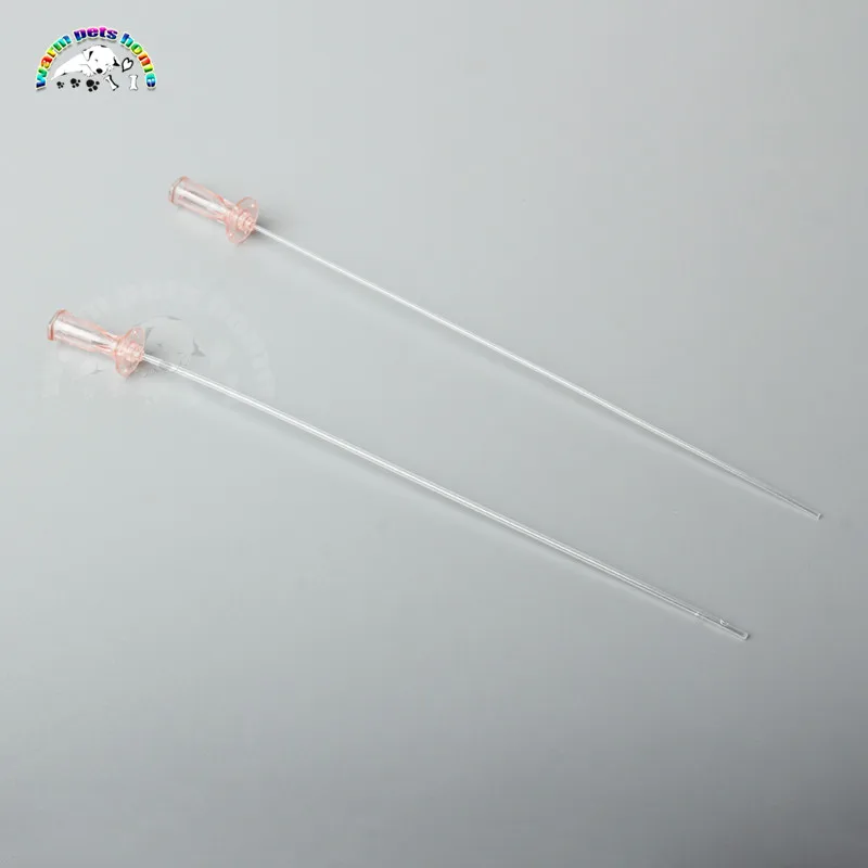 Catéter urinario sin estilete para gatos, 12 Uds., lado abierto, extremo abierto de 1,3mm, suministros veterinarios de 1,0mm