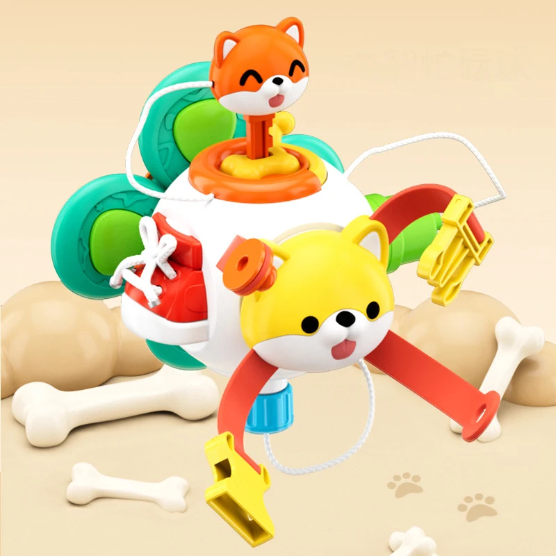 Juguetes sensoriales Montessori para bebé, cubo ocupado, juguete de viaje para actividades, juguetes educativos de aprendizaje para habilidades motoras finas, regalo para niños