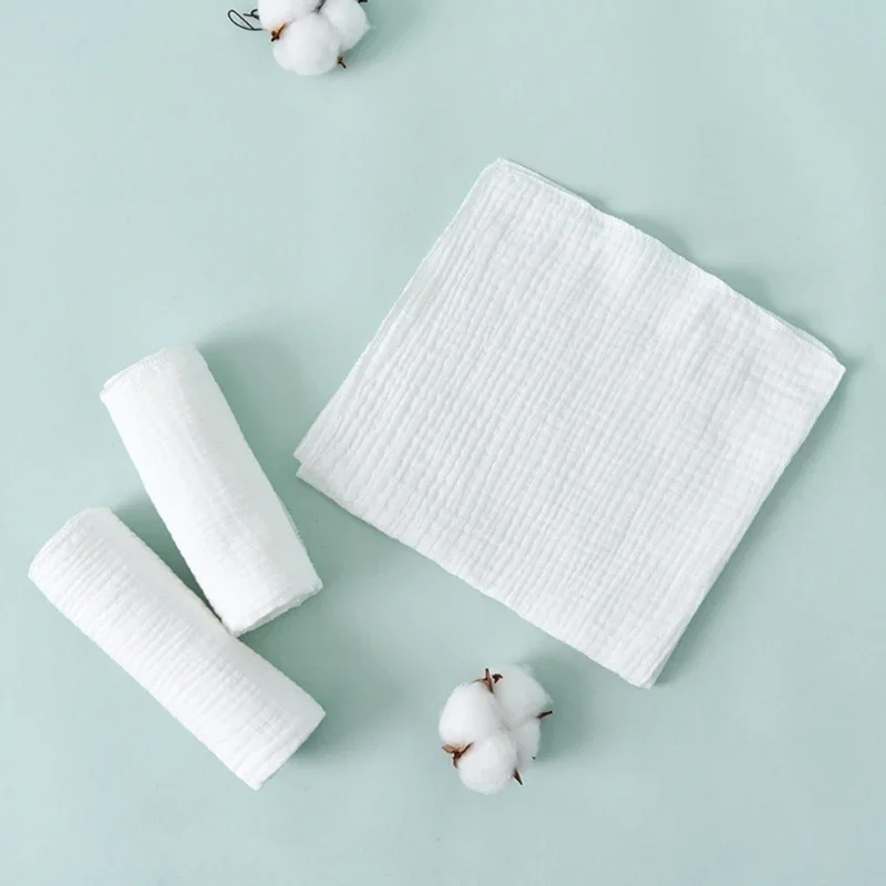 Pañales de gasa de algodón para bebé, 8 Uds., para cambiar pañales de bebé recién nacido, 43x45cm, lavables, reutilizables, toallas de pañales suaves de doble capa para bebé
