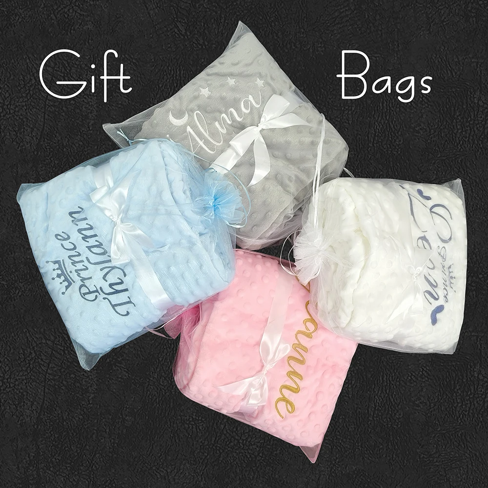 Manta de bebé personalizada con nombre para recién nacidos, niños y niñas, manta de forro polar Minky personalizada para cochecito de cuna, regalo de cumpleaños