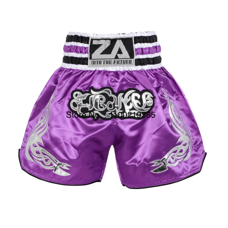 Pantalones cortos Muay Thai 2025, nuevos pantalones cortos de Kick Boxing para hombres, mujeres y niños, artes marciales Retro Thaiboxing Kickboxing Cage, pantalones de entrenamiento de lucha