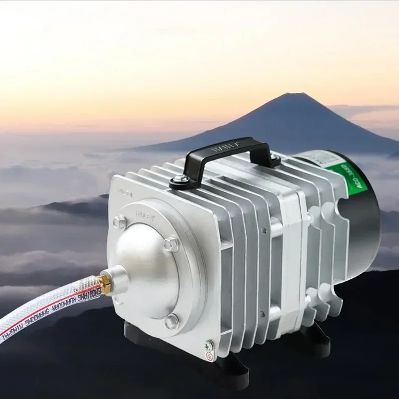 220V Hailea ACO-208 308 318 compresor de aire electromagnético portátil koi pecera burbuja acuario bomba de aire estanque aireador