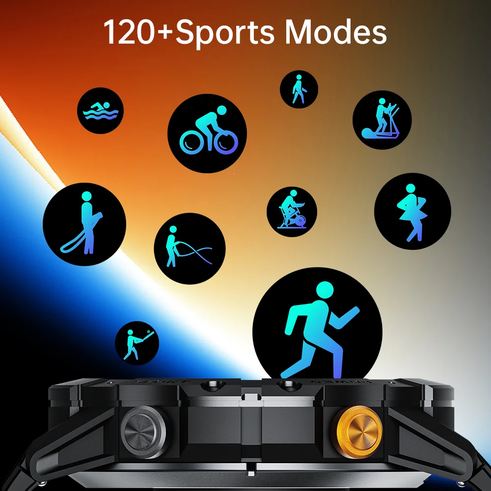 CUBOT C29 SmartWatch 1,52 pulgadas 1ATM reloj deportivo resistente al agua para hombres batería de 410mAh, llamada Bluetooth, frecuencia cardíaca y Monitor de salud 24H