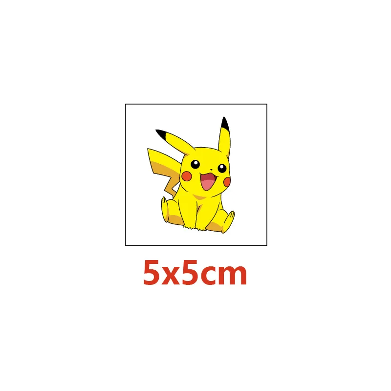 20 unids/set Pokemon Pikachu tatuaje pegatinas impermeable lindo Pikachu pegatina divertida niños niñas Navidad cumpleaños regalo recompensa juguete