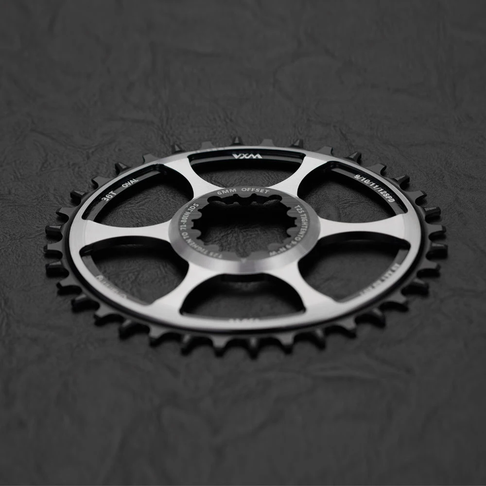 VXM plato de bicicleta 1/3/6mm Offset MTB bicicleta de carretera 30/32/34/36/38/40T rueda dentada para GXP 9/10/11/12 platos y bielas de velocidad