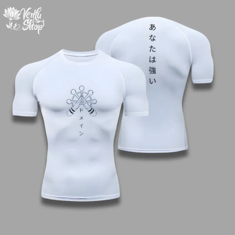 Camiseta de compresión |   Anime, Jujutsu Kaisen, Ropa de gimnasia, Gimnasio, Compresiones, Camisa, Ropa de gimnasio, Camisa muscular