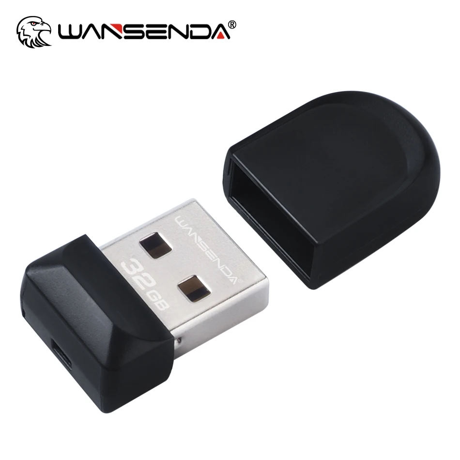WANSENDA Super Mini unidad Flash USB resistente al agua Pendrive 64GB 32GB 16GB 8GB 4GB capacidad Real USB 2,0 Memory Stick Thumbdrive