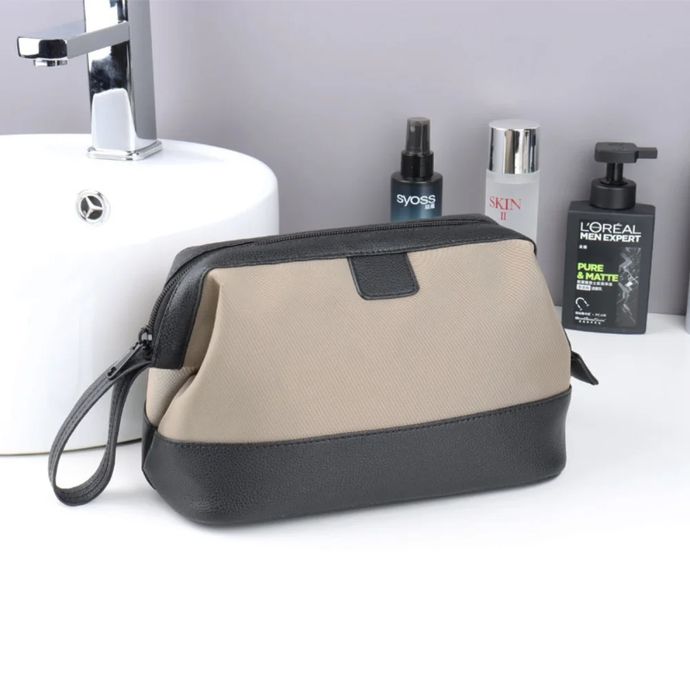 Bolsa de Aseo de Gran Capacidad para Viajes, Organizador de Maquillaje y Cosméticos, Bolsa de Aseo de 2 Capas Impermeable para Mujeres y Hombres