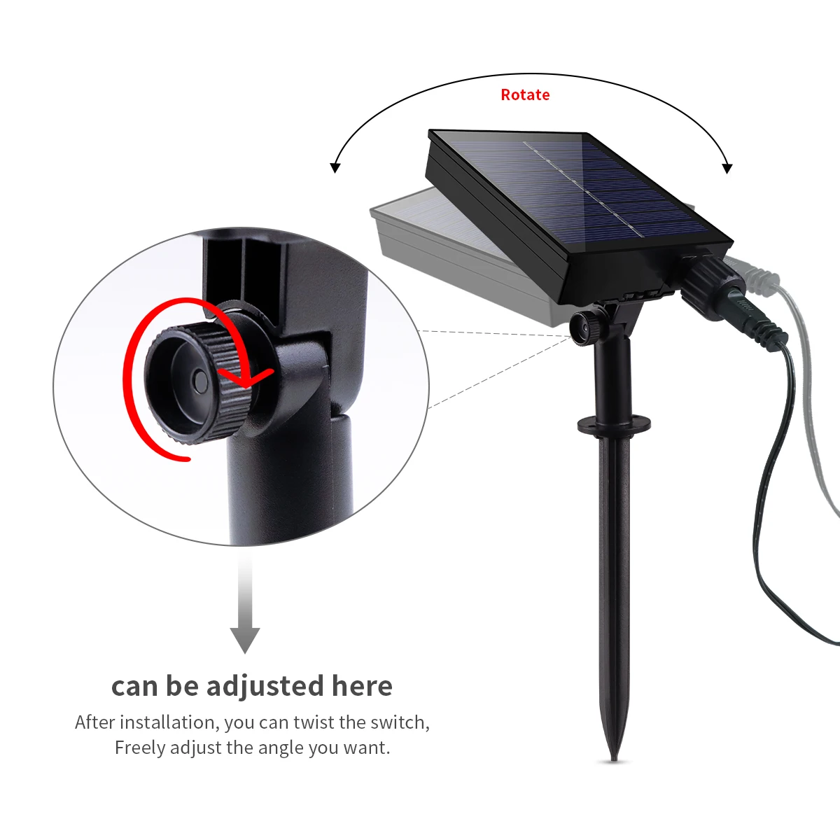 Guirnalda de luces Led solares de carga rápida de 100M y 1000 LED, guirnalda de luces Led impermeables para exteriores, guirnalda de Navidad para decoración de fiesta de jardín