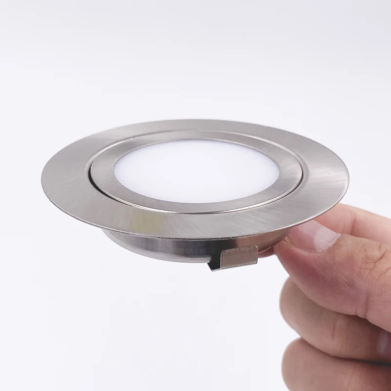 Mini Lámpara LED Empotrable para Exteriores, IP65 Impermeable, DC12V 24V 3W 5W, Lámpara de Techo Oculta para Baño, Foco Ultrafino, Luz para Gabinete