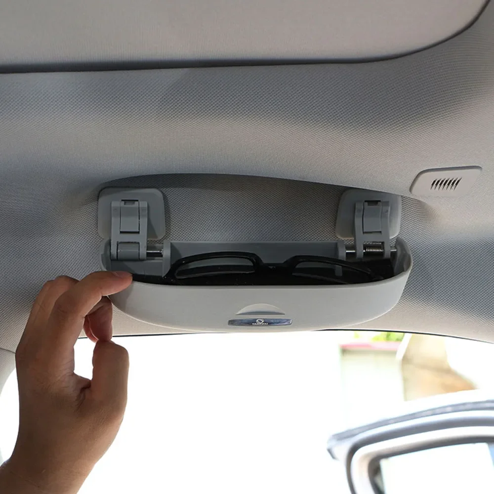Estuche de almacenamiento para gafas de sol de coche, caja de soporte para Toyota Corolla RAV4 CHR Camry IZOA Highlander, accesorios 2011 - 2022