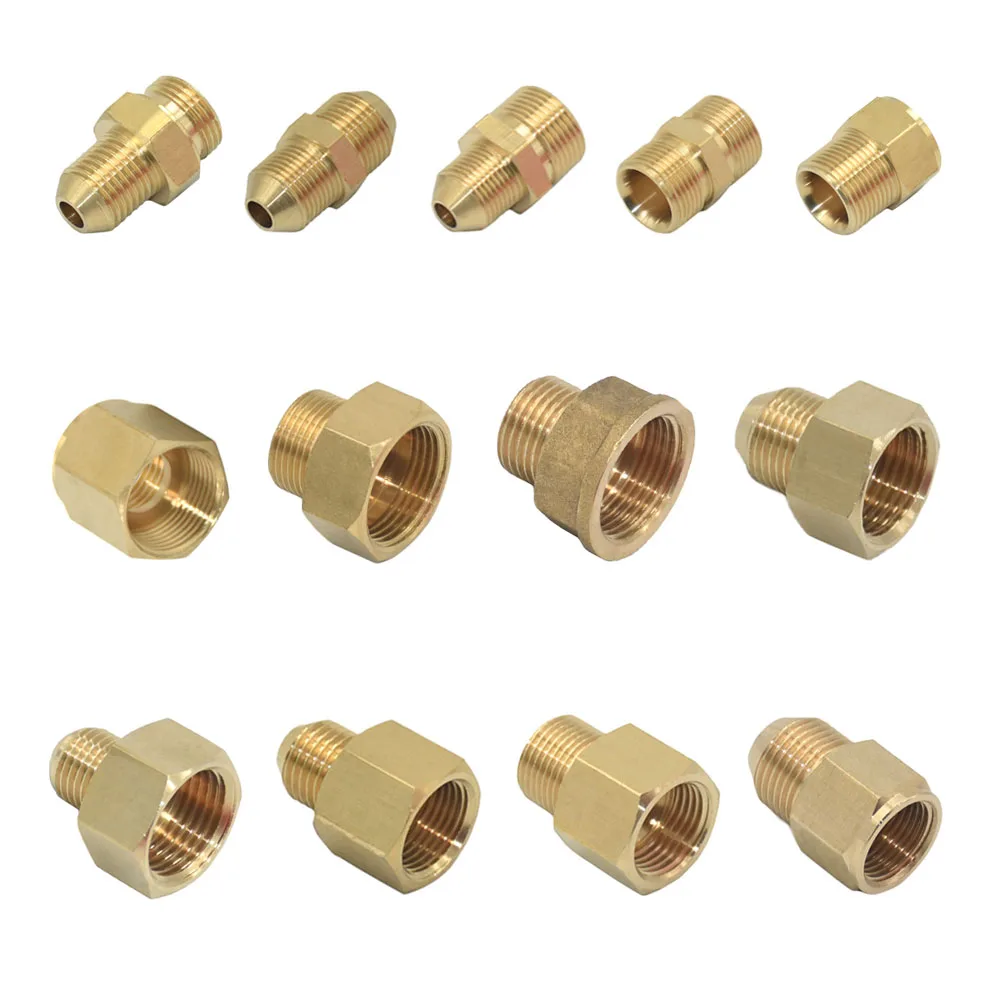 Latón 3/8 1/2 3/4 pulgadas a M22 M18 M14 conector de rosca hembra macho reparación de grifo de agua extender adaptador de tubo de baño de cocina