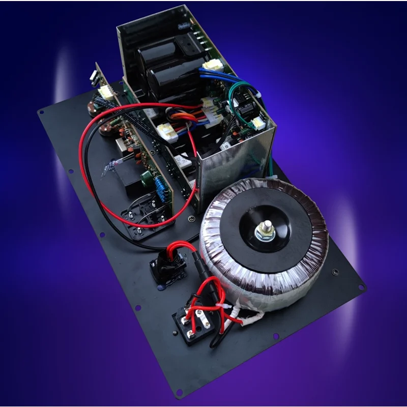 Placa amplificadora de graves de alta potencia SUB1500W, subwoofer activo de graves de 18 pulgadas, 8 tubos principales