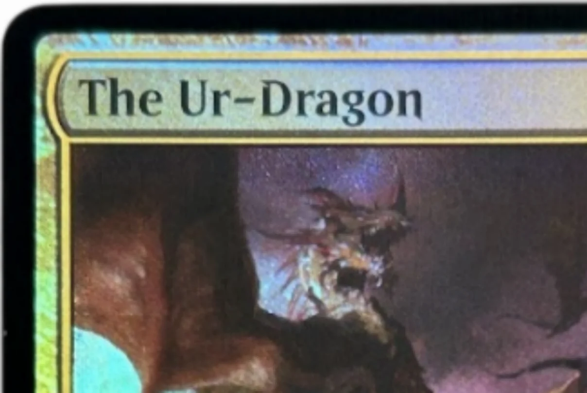 LK9 Utvara Hellkite The Ur-Dragon Goldlust Triad Ancient Gold Dragon Old Gnawbone Tarjetas Proxy TCG de Alta Calidad (Núcleo Negro)