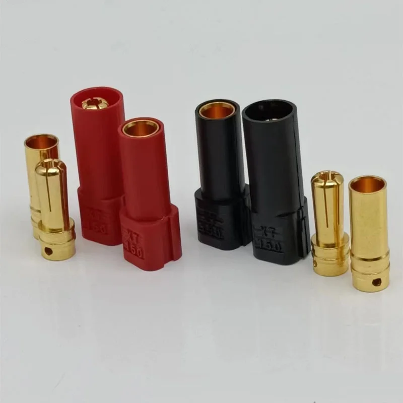 Adaptador de conector XT150 Original, enchufe macho hembra XT150, 120A, amperios de gran corriente de alta calificación para coche con batería LiPo RC, 3/5/6/10 pares