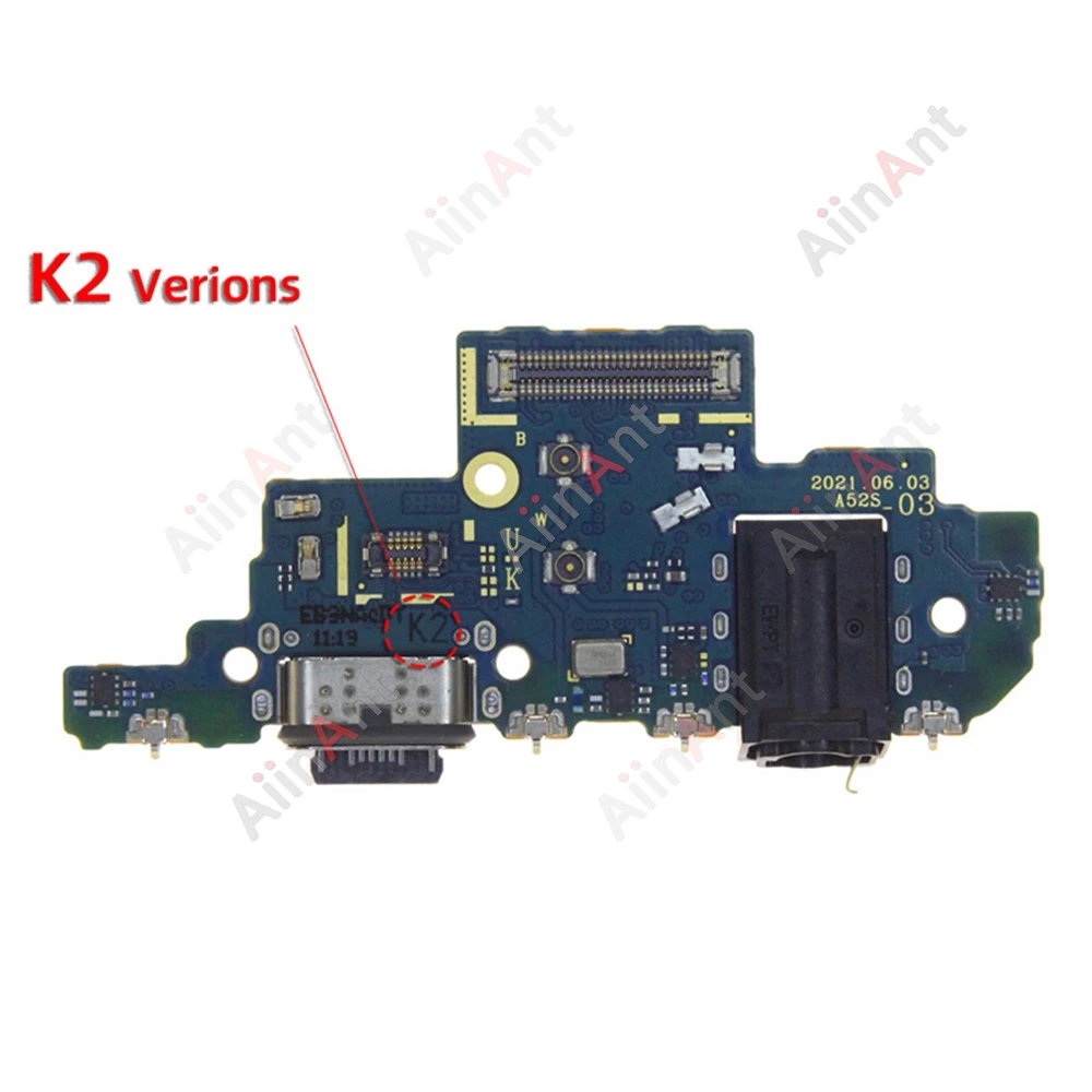 Conector de placa de carga USB, Cable flexible de puerto para Samsung Galaxy A56 A55 A54 A53 A52S A52 A51 A50 A546B A556B A566B 4G 5G