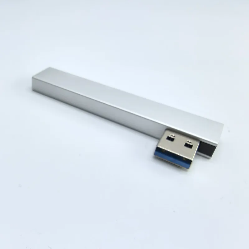 Hub USB Lateral Izquierdo/Derecho con 1 Puerto 3.0 y 2 Puertos 2.0, Expansor para Laptop, Impresora, Memoria USB, Disco Duro Móvil, Computadora Portátil