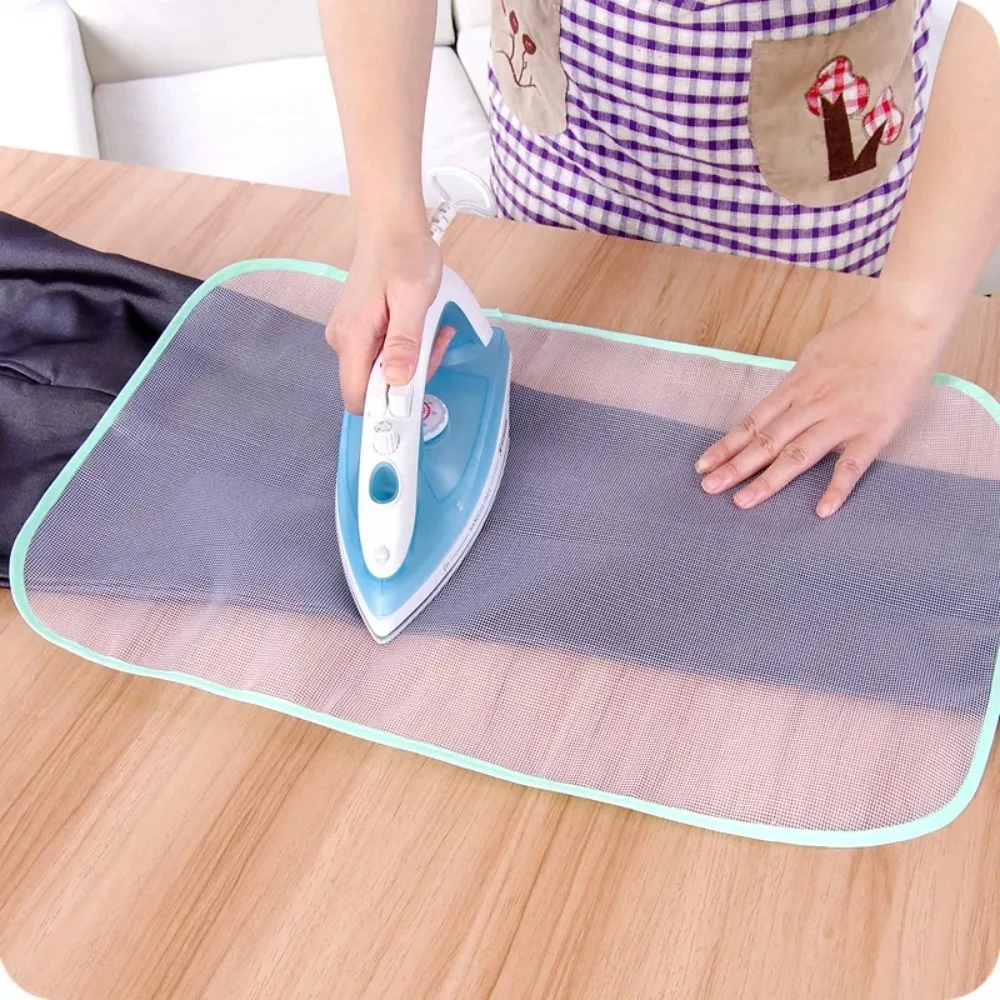 Almohadilla protectora de tela para planchar, malla protectora para tabla de planchar, aislamiento contra manchas aleatorias, funda para tabla de planchar