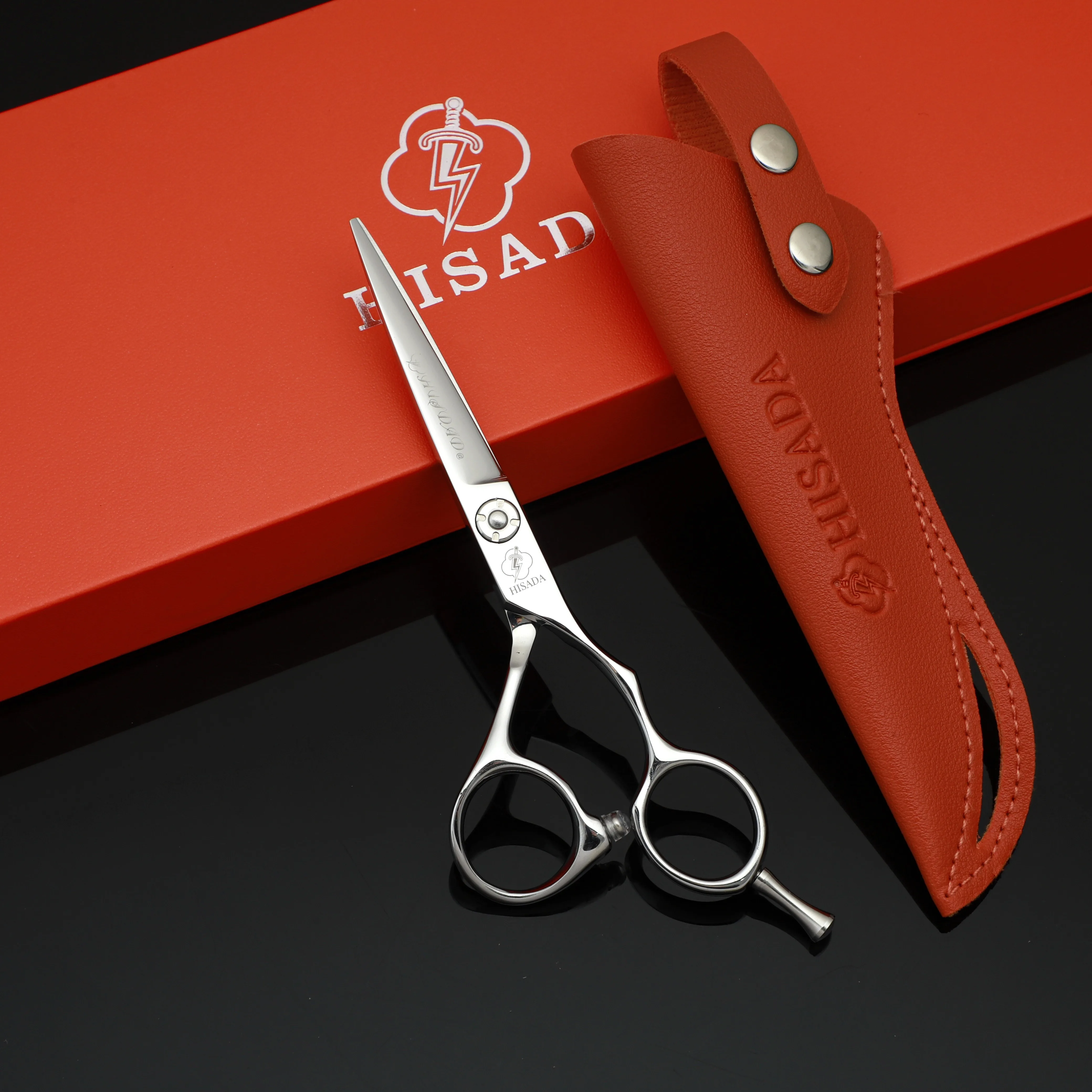Tijeras de Peluquería HISADA de 5.5 Pulgadas, Máquina de Cortar Cabello, Material VG10, Tijeras de Alta Calidad para Salón de Belleza Profesional