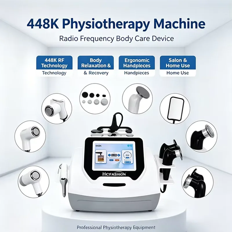 Dispositivos de Cuidado Facial con Tecnología INDIBA España 448K, Máquina de Cavitación Tecar para Cuidado Corporal RET CET RF Slim para Pérdida de Peso, Salud y Belleza