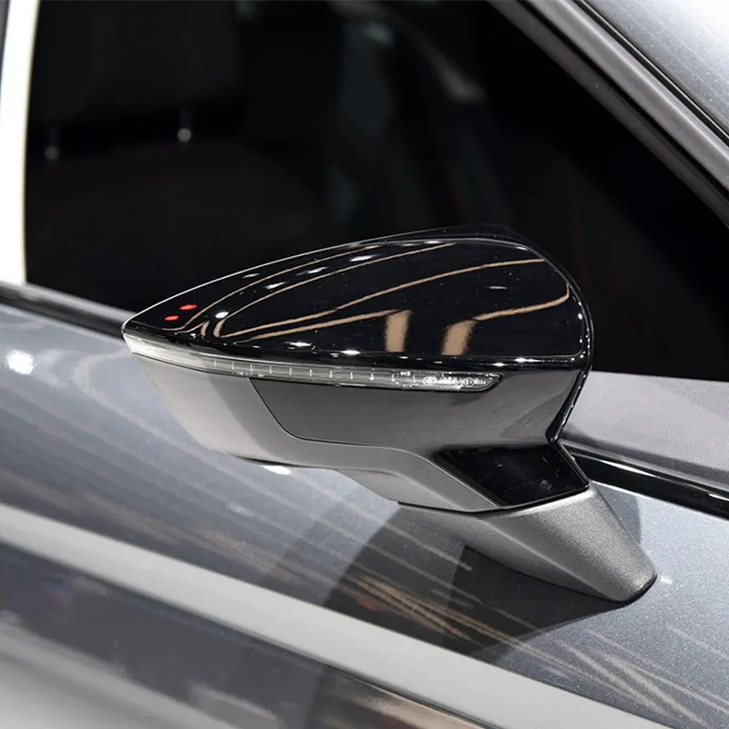 Tapas de espejo lateral de fibra de carbono para SEAT Leon MK3 5F ST FR Cupra Ibiza Mk5 Arona KJ7 2017-2019 2020 funda para espejo retrovisor