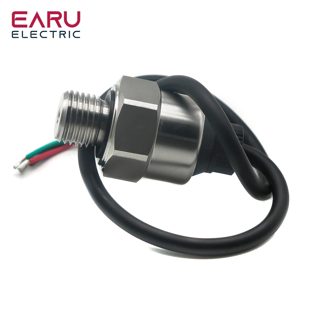 Transmisor de Sensor de presión para agua, aceite, combustible, Gas, aire, G1/4, 5V, Sensor cerámico, transductor de acero inoxidable de 0,5 MPa y 1,2 MPa