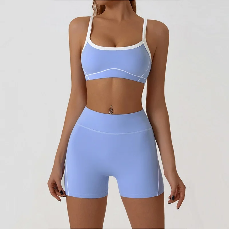 Cloud Hide-traje de Yoga para mujer, conjunto de gimnasio y Fitness, chándal deportivo SEXY de dos piezas, trajes de entrenamiento para Pilates, ropa para correr
